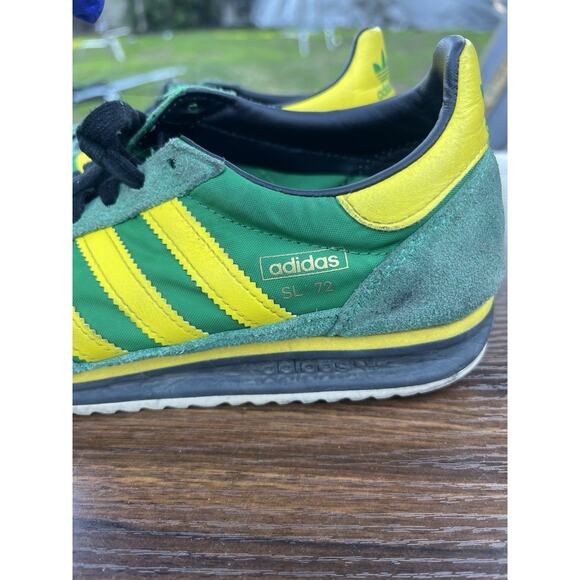 Mens adidas SL 72 RS IG2133 SHOES Green/Yellow/Black Size 7 main image 5